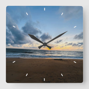 Horloge Carrée Cadran mural personnalisé avec votre propre photo