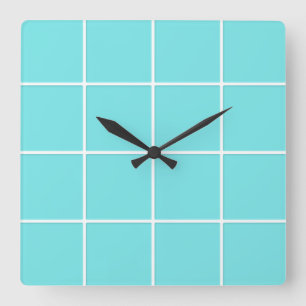 Horloge Carrée Carreau carré comme Motif chèque