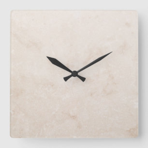 Horloge Carrée Carrelage en pierre de marbre Neutre Carrelage Arr