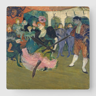 Horloge Carrée Carte de Henri De Toulouse-Lautrec   : Le voyage