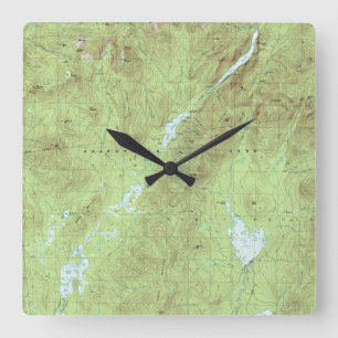 Horloge Carrée Carte topographique du Mont Marcy - Adirondack Par