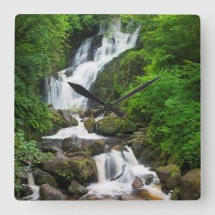 Horloge Carrée Cascade de Torc paysage, Irlande