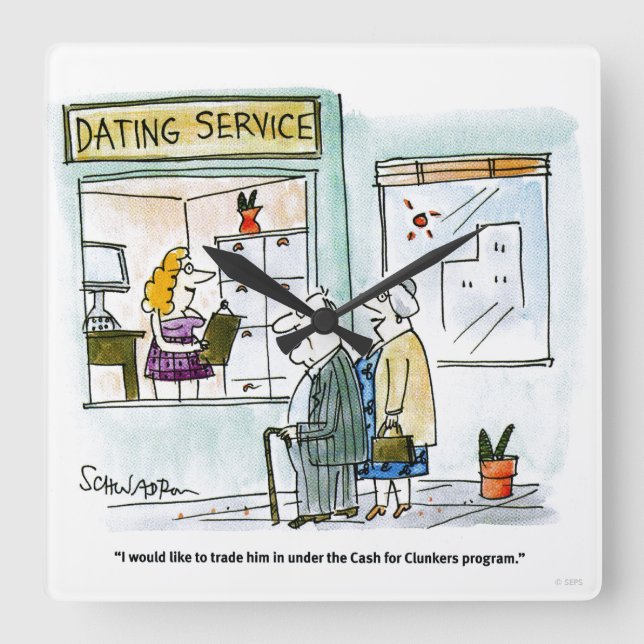 Horloge Carrée Cash for clunkers (Recto)