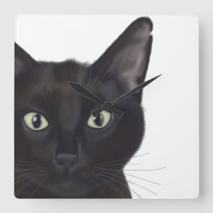 Horloge Carrée Cat, Portrait de Gus