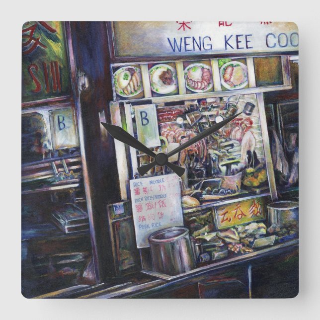 Horloge Carrée Cenosillicaphia (Recto)