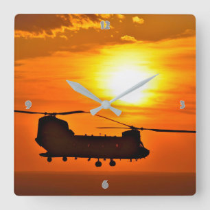 HORLOGE CARRÉE CH-47F CHINOOK