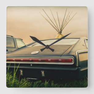 Horloge Carrée Chargeur Dodge 1966