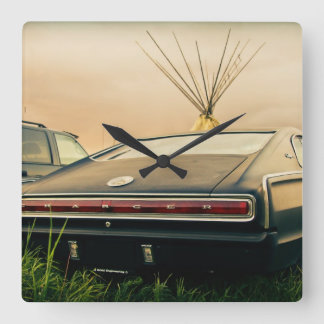 Horloge Carrée Chargeur Dodge 1966