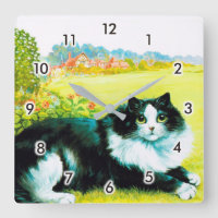 Chat dans le Jardin aux Fleurs, Louis Wain