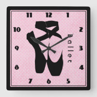 Chaussures de Ballet Noir En Pointe