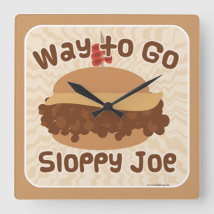 Horloge Carrée Chemin Aller Sloppy Joe