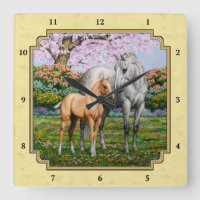 Cheval Gris Dappel Mare Palomino Foie