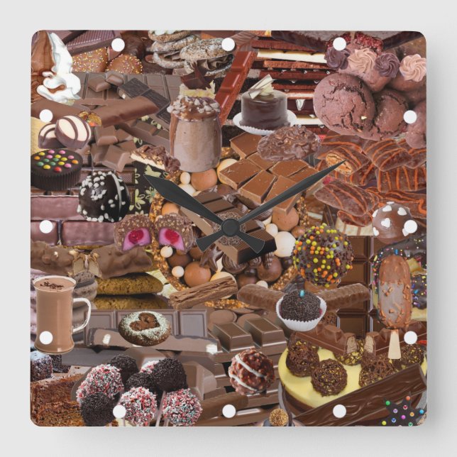 Horloge Carrée Chockabkie (Recto)