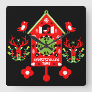 Horloge Carrée Christstollen Weihnachtsstollen Stollen Xmas Apron