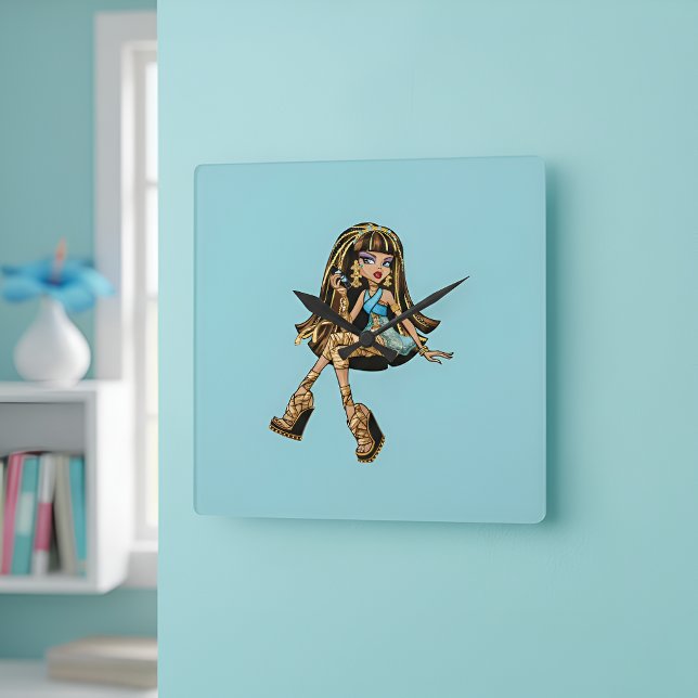 Horloge Carrée Cleo Clock (Créateur téléchargé)