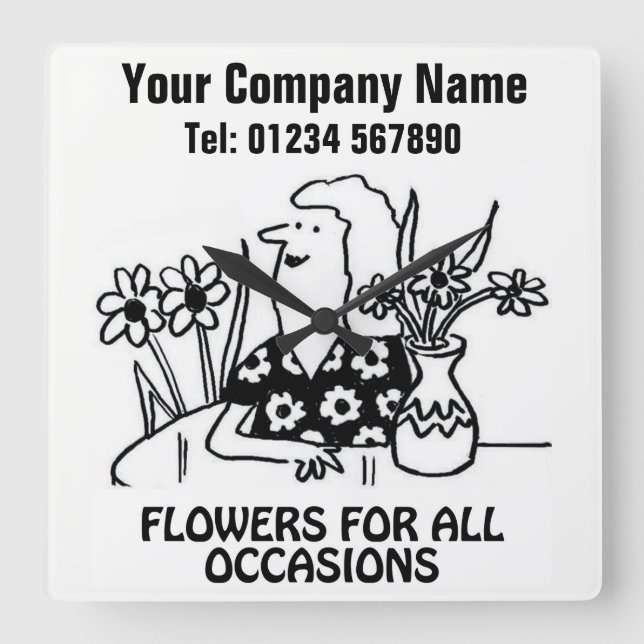 Horloge Carrée Clock (Recto)