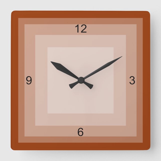 Horloge Carrée Clock (Recto)