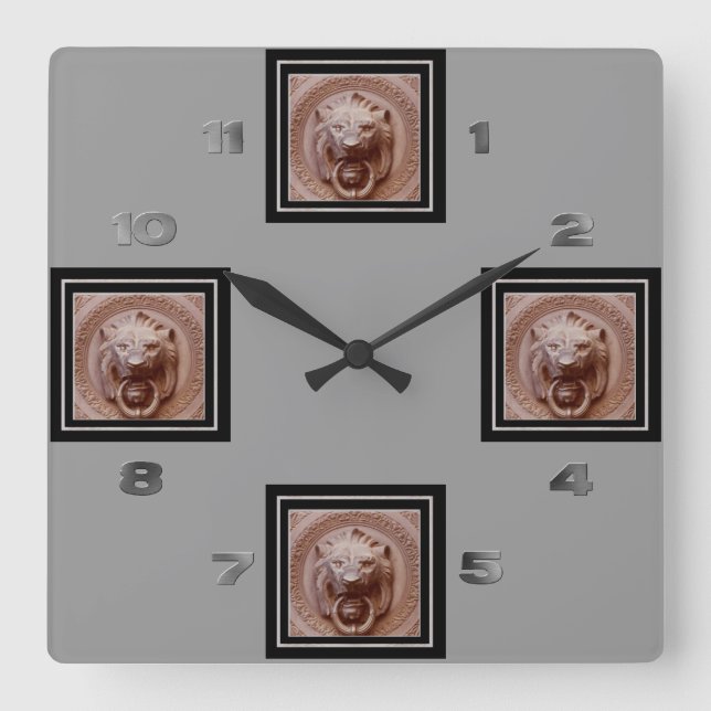 Horloge Carrée Clock (Recto)