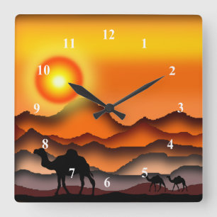 Horloge Carrée Clock de Camel