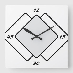Horloge Carrée Clock de Square