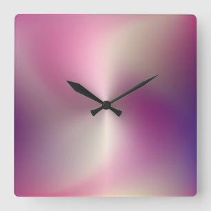 Horloge Carrée Clock de Style Acrylique