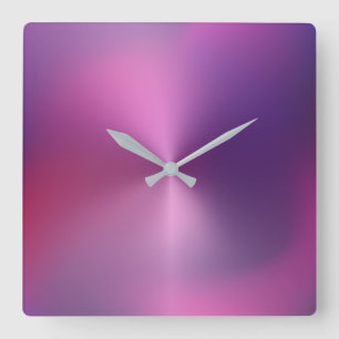 Horloge Carrée Clock de Style Acrylique