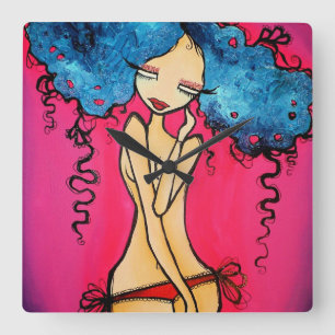 Horloge Carrée Clock Malibu