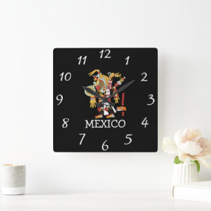 Horloge Carrée Clock mexico