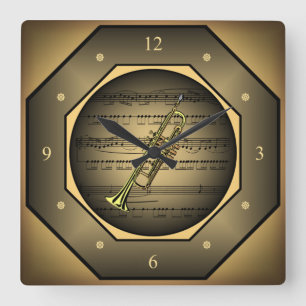 Horloge Carrée Clock-tagon