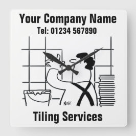 Horloge Carrée Clock Tiling Services