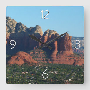Horloge Carrée Coffee Pot Rock I à Sedona Arizona