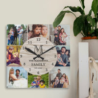 Collage de photos de famille Monogramme de ferme r