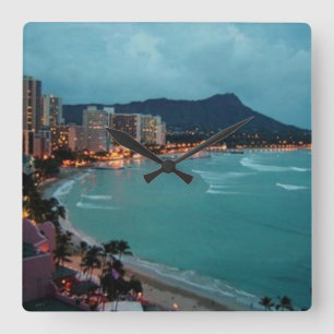 HORLOGE CARRÉE COLLECTION HAWAI ALOHA
