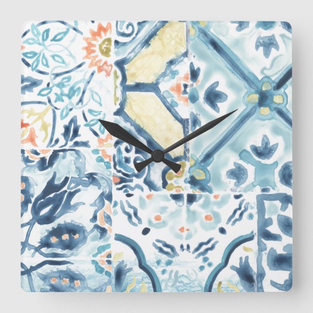 Horloge Carrée Collection Medallion Medley (Recto)