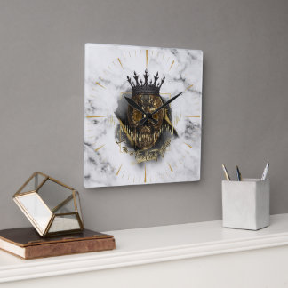 Horloge Carrée Conception du commerce de l'Imaginaire | Btc Crypt