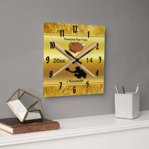 Horloge Carrée Conception personnalisée de Champions League de