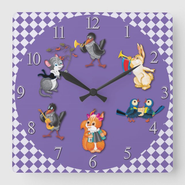 Horloge Carrée concert (Recto)