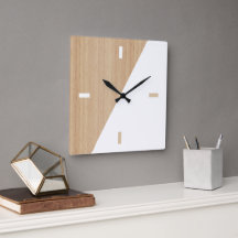 Contemporain Bandes en Bloc sur Bois Faux