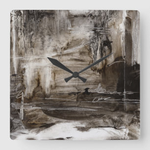 Horloge Carrée Continuum I