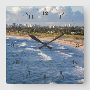Horloge Carrée Côte ouest de Palm Beach Floride                 