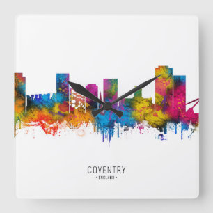 Horloge Carrée Couloir de Coventry Angleterre