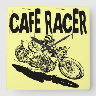 Horloge Carrée Coureur de 379 cafés