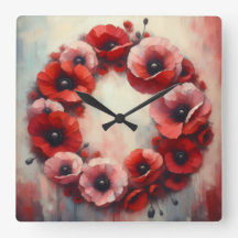couronne de fleurs de pavot