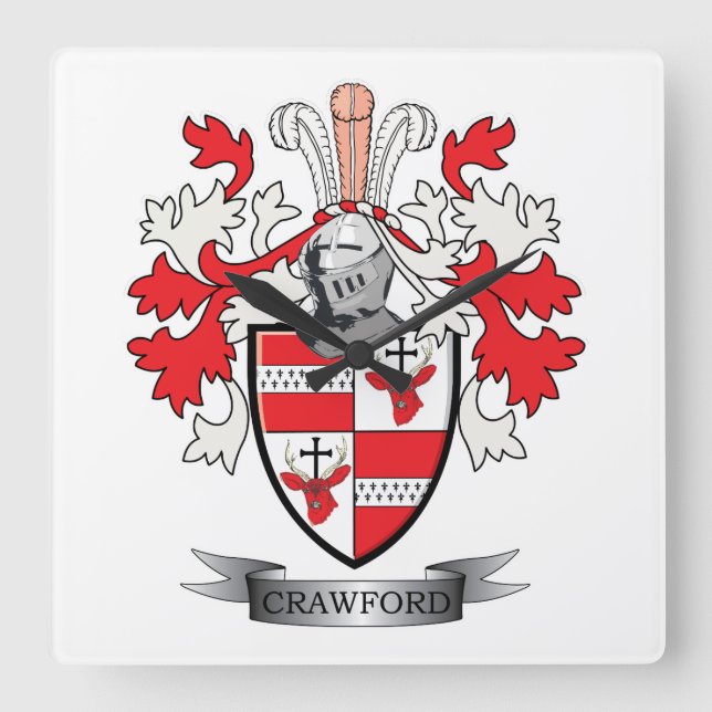 Horloge Carrée Crawford Family (Recto)
