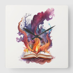Horloge Carrée Créez votre propre livre d'épisodes de tir