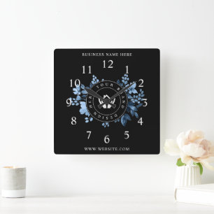 Horloge Carrée Créez votre propre logo personnalisé