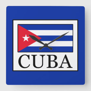 Horloge Carrée Cuba