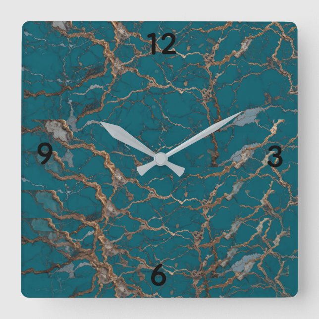 Horloge Carrée Customize beautiful wall clock  (Recto)
