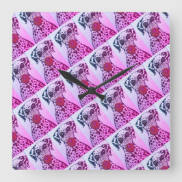 Horloge Carrée Dalmatian dog Wall Clock