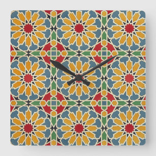 Horloge Carrée Design arabe n°7 à Emporio Moffa